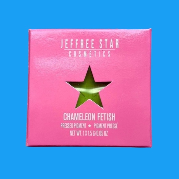 NWT 2 x Jeffree Star Chameleon Fetish Pressed Pigment Neon Eyeshadow Bundle - Picture 7 of 8